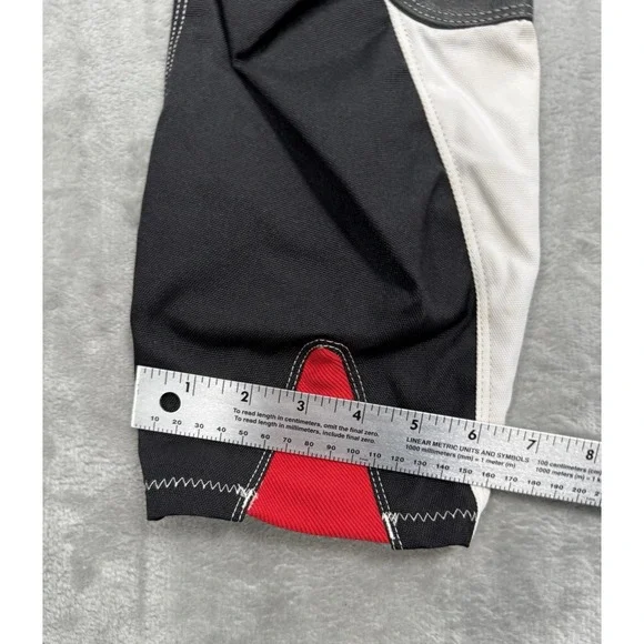 Vintage Fox Racing 180 Pants Mens 36 Red Black White Motocross Bike Leather Y2K - Picture 2 of 16